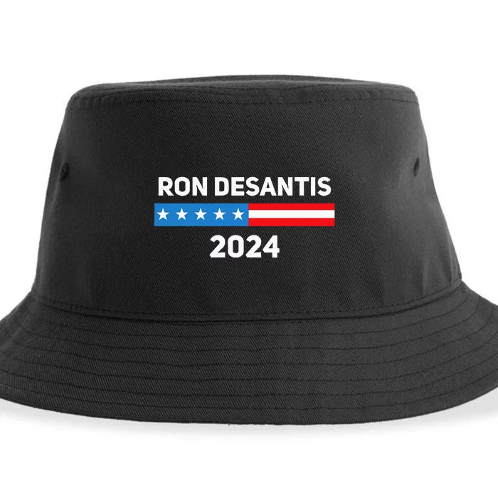 Ron Desantis 2024 Presidential Election Sustainable Bucket Hat