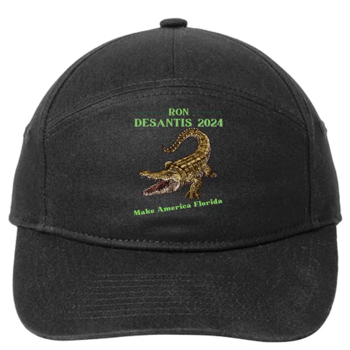 Ron Desantis 2024 7-Panel Snapback Hat