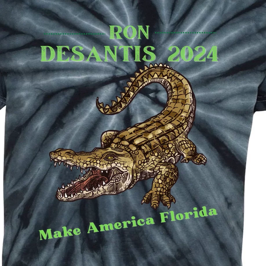 Ron Desantis 2024 Kids Tie-Dye T-Shirt