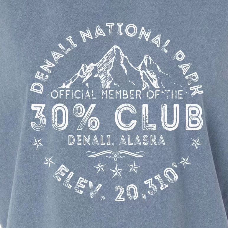 Retro Denali 30 Club Alaska National Park Denali Alaska Garment-Dyed Women's Muscle Tee