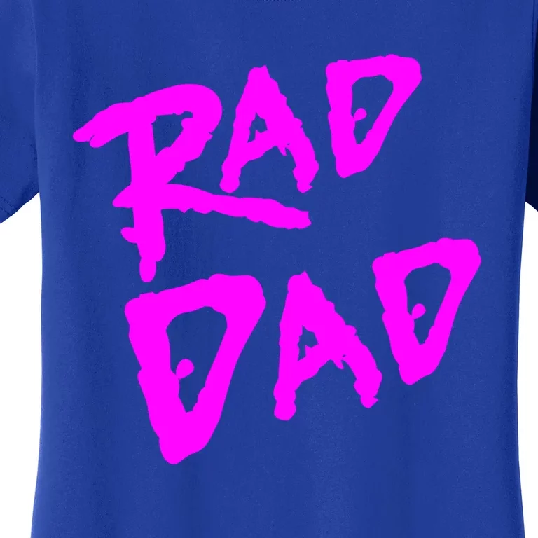 Rad Dad 80s Throwback Gift Women's T-Shirt