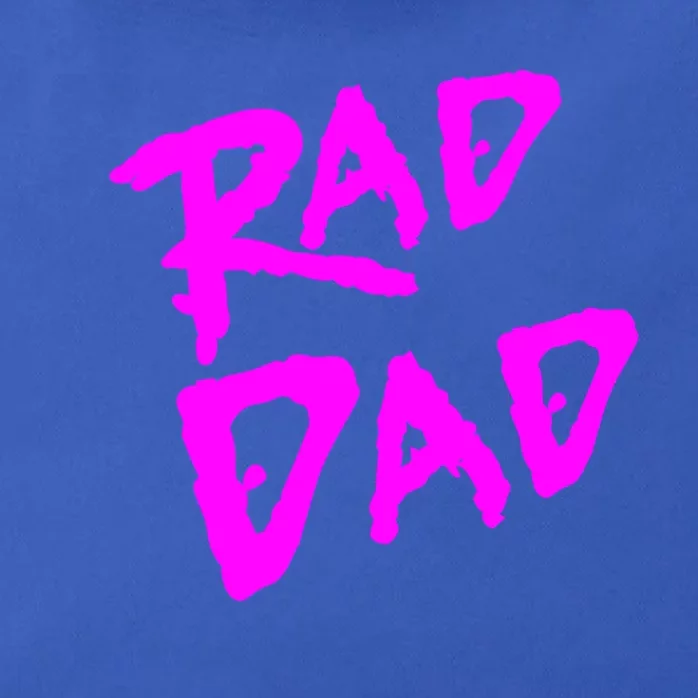 Rad Dad 80s Throwback Gift Zip Tote Bag