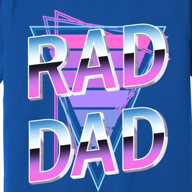 Rad Dad 80S Great Gift Premium T-Shirt