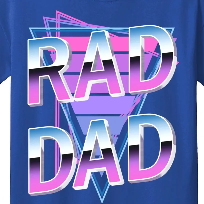 Rad Dad 80S Great Gift Kids T-Shirt