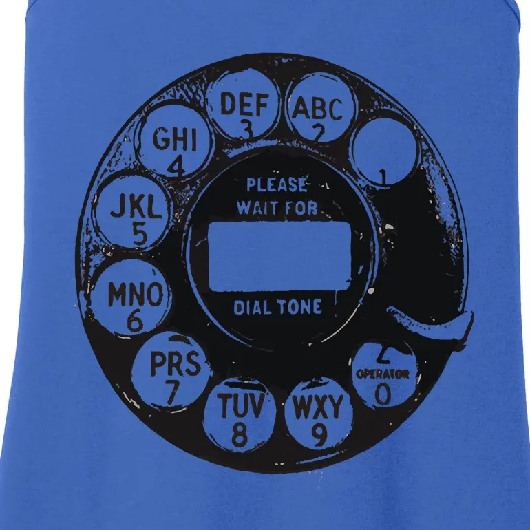 Rotary Dial 80sretro Ladies Essential Tank