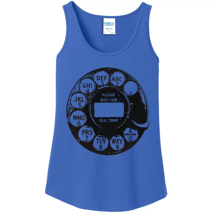 Rotary Dial 80sretro Ladies Essential Tank