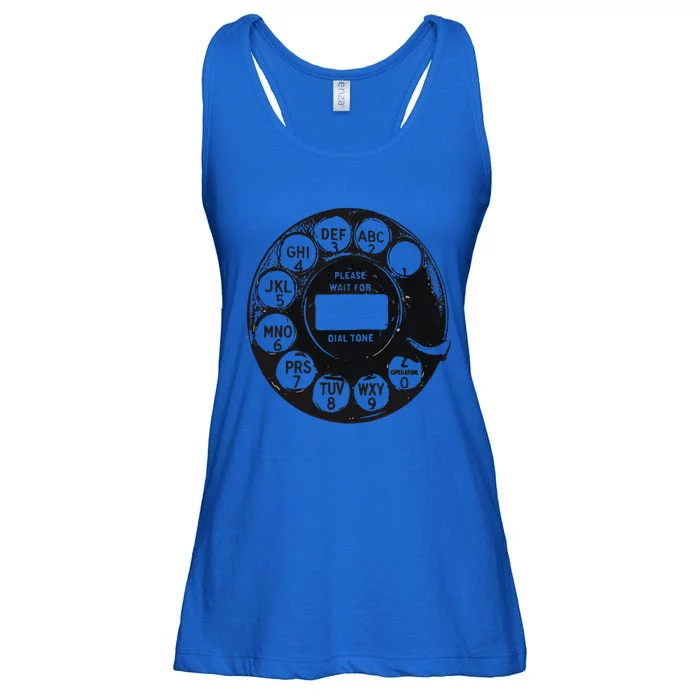 Rotary Dial 80sretro Ladies Essential Flowy Tank