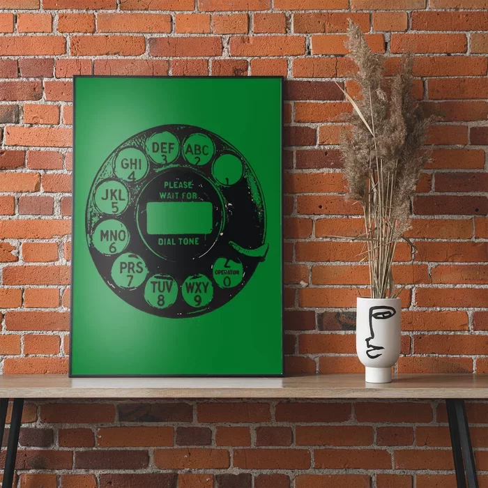 Rotary Dial 80sretro Poster