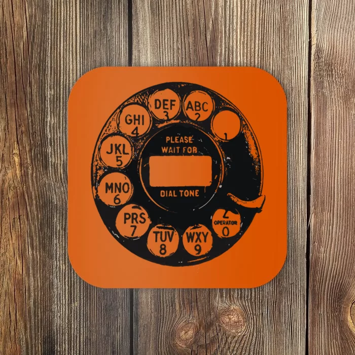 Rotary Dial 80sretro Coaster