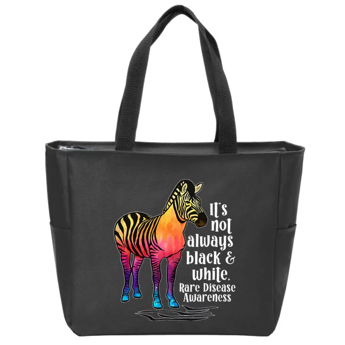 Rare Disease Awareness Proud Rare Disease Warrior Zip Tote Bag