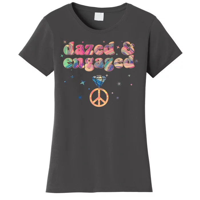 Retro Dazed And Engaged New Bride Wife Women's T-Shirt