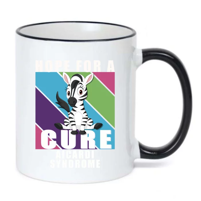 Rare Disease Awareness Day Hope Cure Aicardi Syndrome Funny Gift Black Color Changing Mug