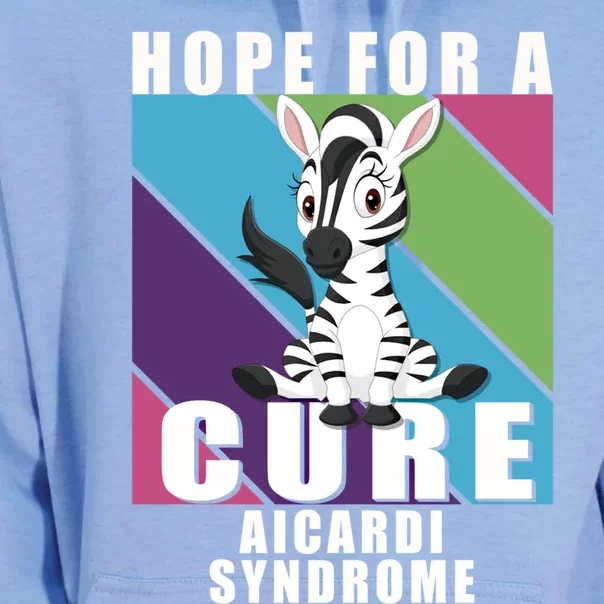 Rare Disease Awareness Day Hope Cure Aicardi Syndrome Funny Gift Unisex Surf Hoodie