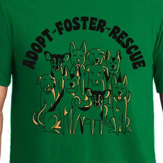 Rescue Dogs Adopt Foster Rescue Dogs Dog Dad Dog Mom Great Gift Pajama Set