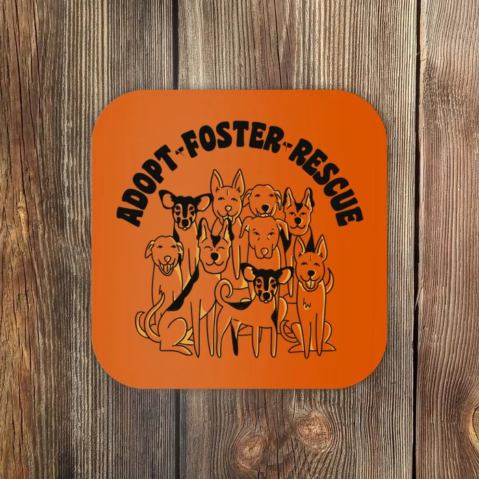 Rescue Dogs Adopt Foster Rescue Dogs Dog Dad Dog Mom Great Gift Coaster