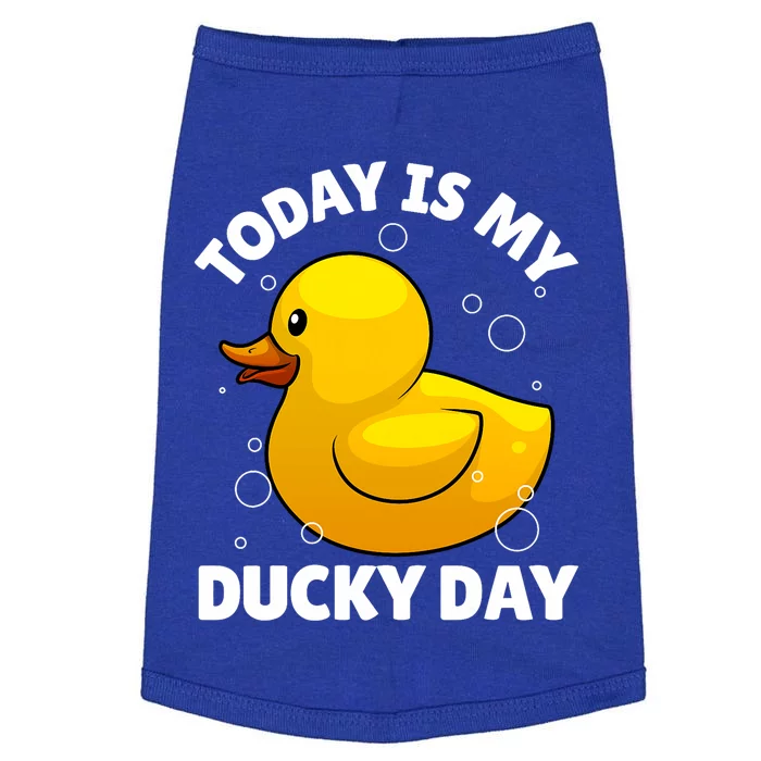 Rubber Duck Art For Rubber Ducky Duck Lover Doggie Tank