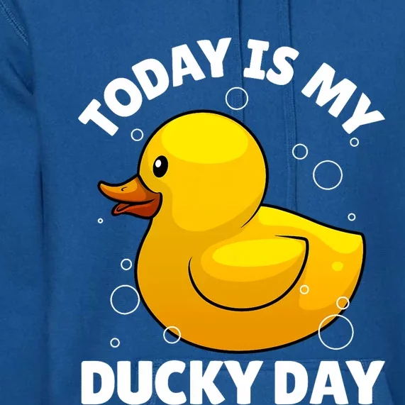 Rubber Duck Art For Rubber Ducky Duck Lover Premium Hoodie