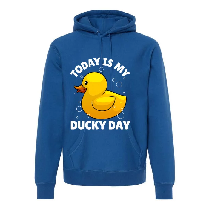 Rubber Duck Art For Rubber Ducky Duck Lover Premium Hoodie