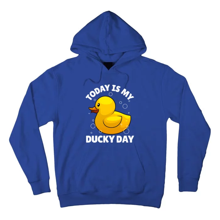 Rubber Duck Art For Rubber Ducky Duck Lover Tall Hoodie