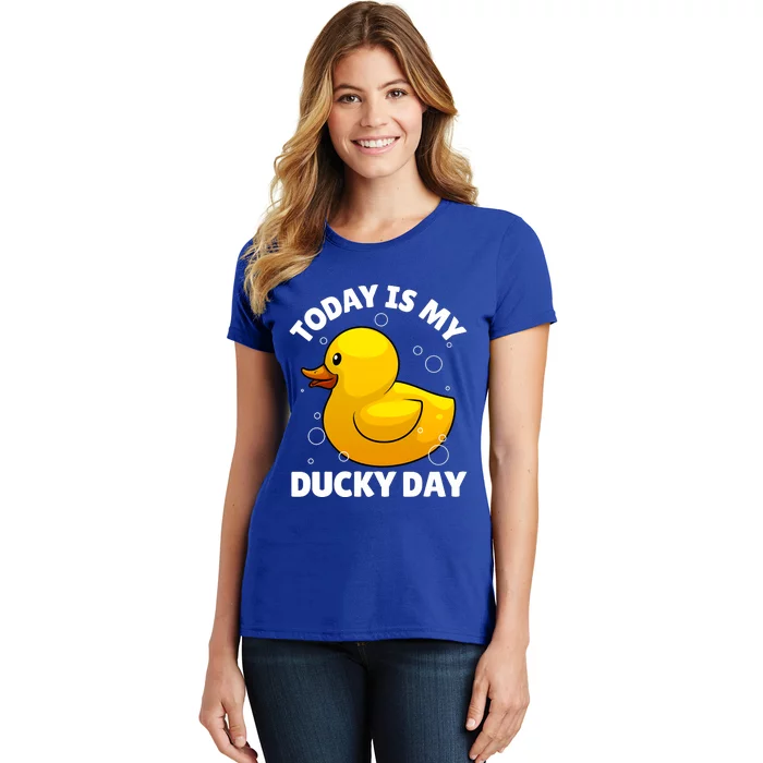 Rubber Duck Art For Rubber Ducky Duck Lover Women's T-Shirt