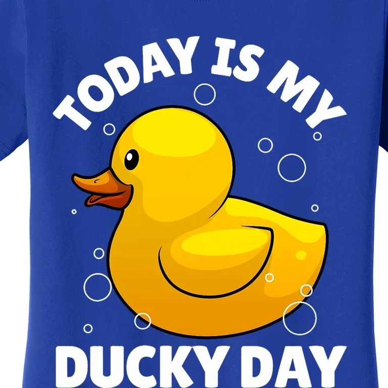 Rubber Duck Art For Rubber Ducky Duck Lover Women's T-Shirt