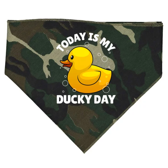 Rubber Duck Art For Rubber Ducky Duck Lover USA-Made Doggie Bandana