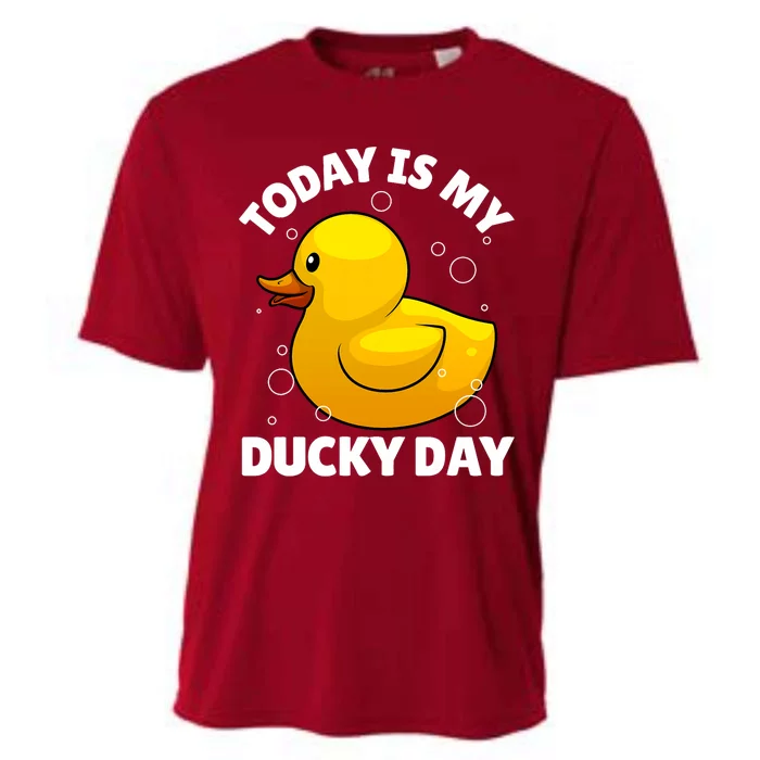 Rubber Duck Art For Rubber Ducky Duck Lover Cooling Performance Crew T-Shirt