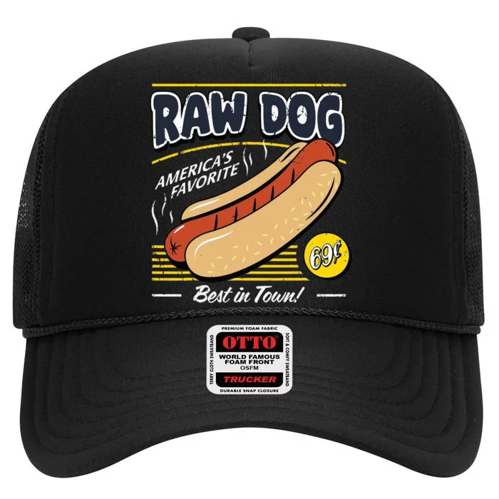 Raw Dog AmericaS Favourite High Crown Mesh Trucker Hat