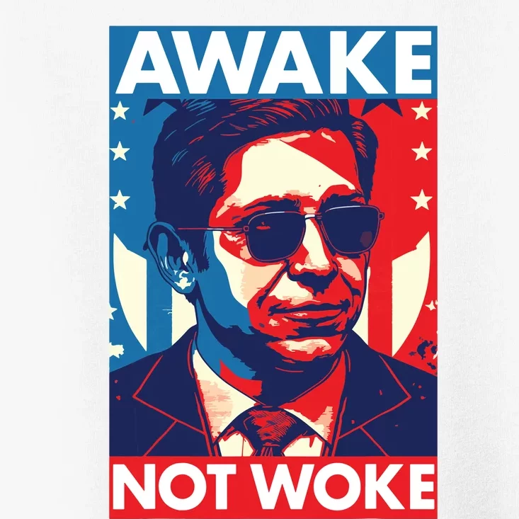 Ron DeSantis Awake Not Woke Florida Governor Toddler T-Shirt