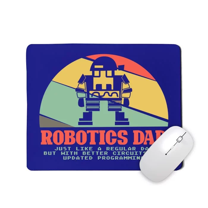 Robotics Dad Ai Robot Engineering Engineers Fathers Day Gift Mousepad