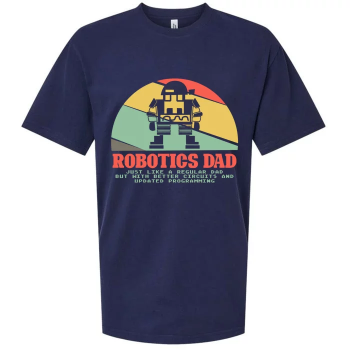 Robotics Dad Ai Robot Engineering Engineers Fathers Day Gift Sueded Cloud Jersey T-Shirt