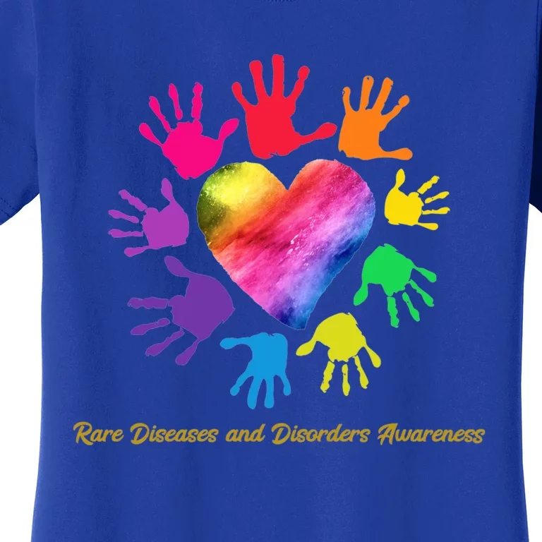 Rare Diseases And Disorders Awareness Hands Gift Cute Gift Women's T-Shirt