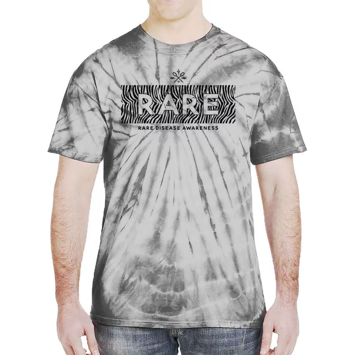 Rare Disease Awareness Rare Rare Chronic Illness Tie-Dye T-Shirt