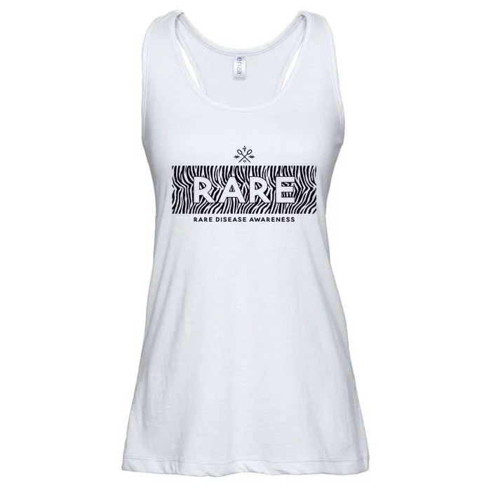 Rare Disease Awareness Rare Rare Chronic Illness Ladies Essential Flowy Tank