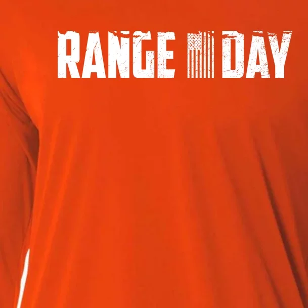 Range Day American Flag Cooling Performance Long Sleeve Crew