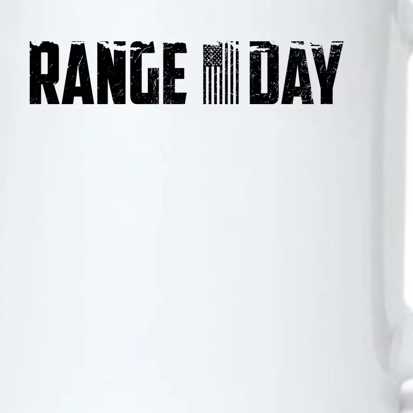 Range Day American Flag Black Color Changing Mug