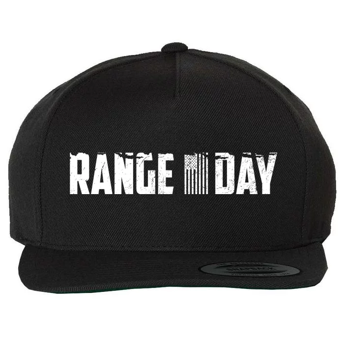 Range Day American Flag Wool Snapback Cap