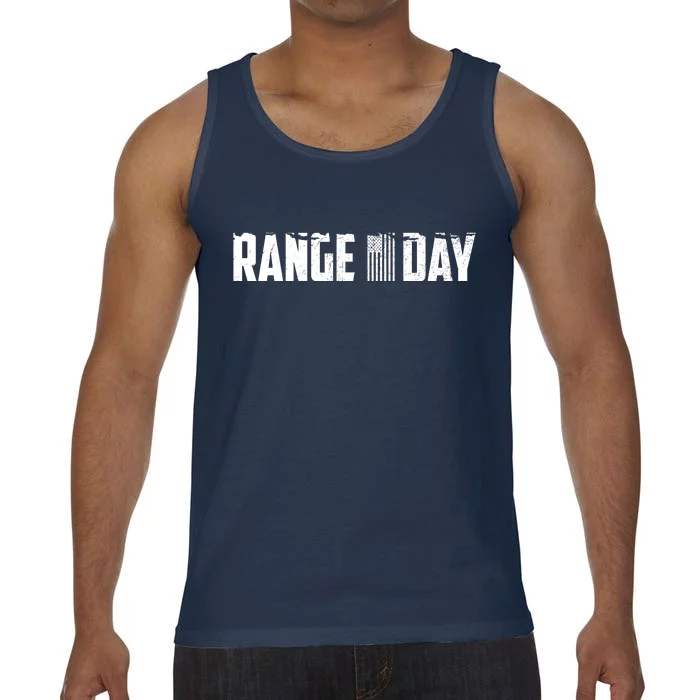 Range Day American Flag Comfort Colors® Tank Top