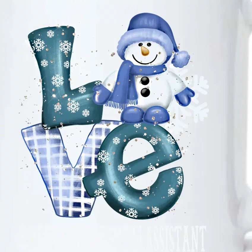 Registered Dental Assistant Love Snow Xmas Winter Season Cute Gift Black Color Changing Mug