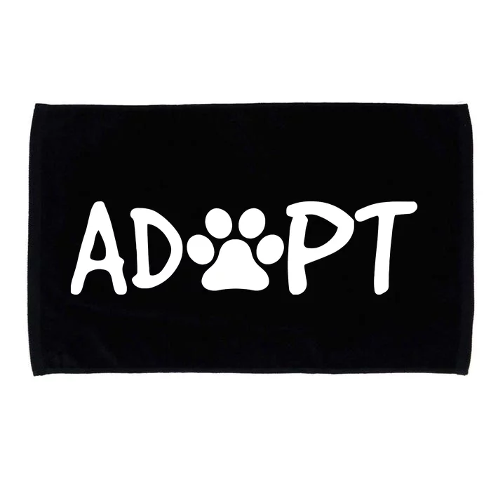 Rescue Dog Adopt Rescue Dog Lover Rescue Dog Owner Gift Microfiber Hand Towel