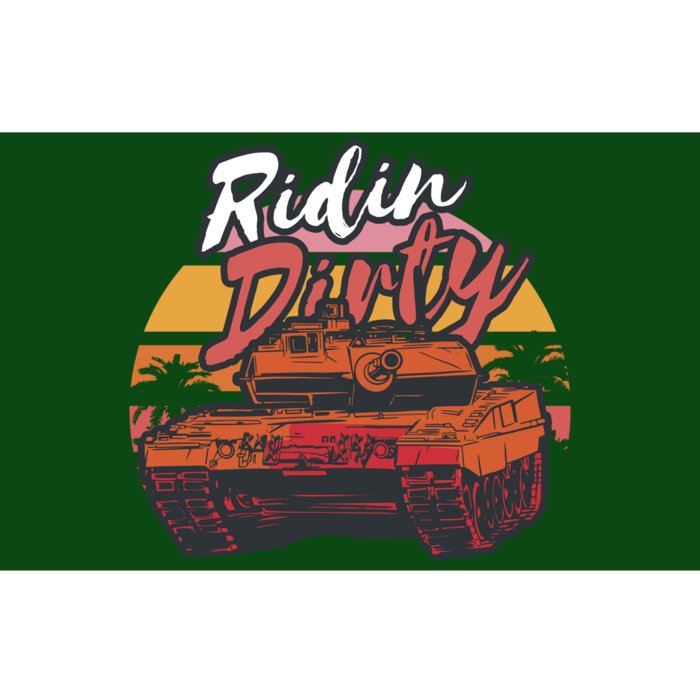 Ridin Dirty Army Bumper Sticker