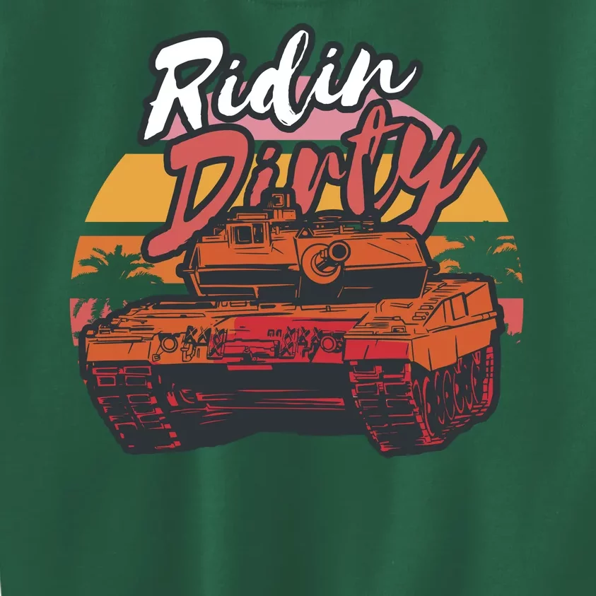 Ridin Dirty Army Kids Sweatshirt