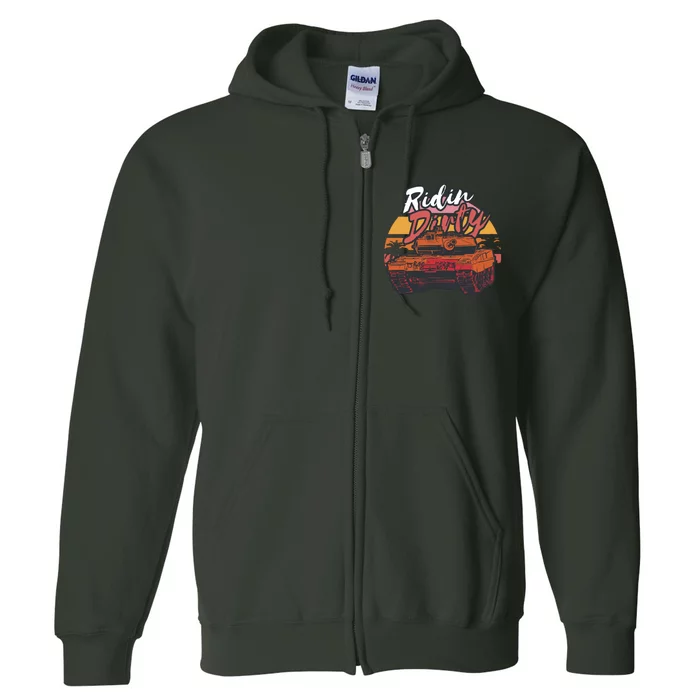 Ridin Dirty Army Full Zip Hoodie