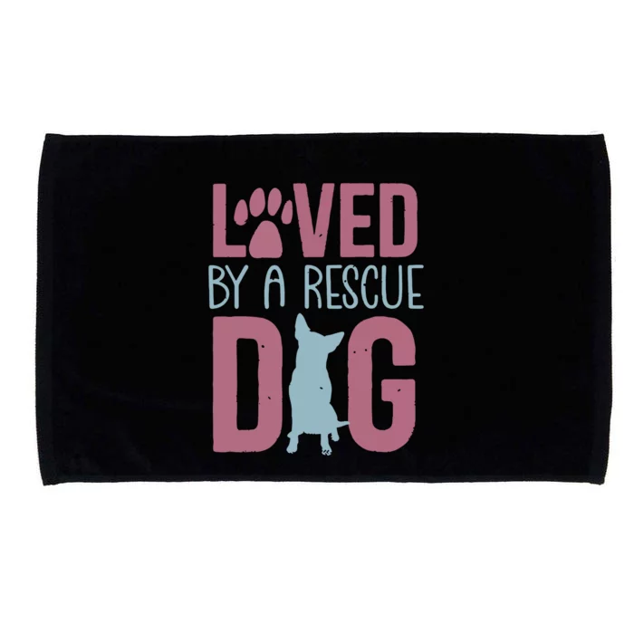 Rescue Dog Animal Adoption Rescue Dog Foster Lover Microfiber Hand Towel