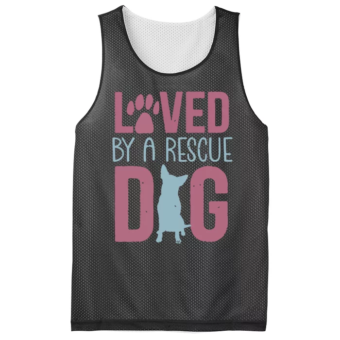 Rescue Dog Animal Adoption Rescue Dog Foster Lover Mesh Reversible Basketball Jersey Tank