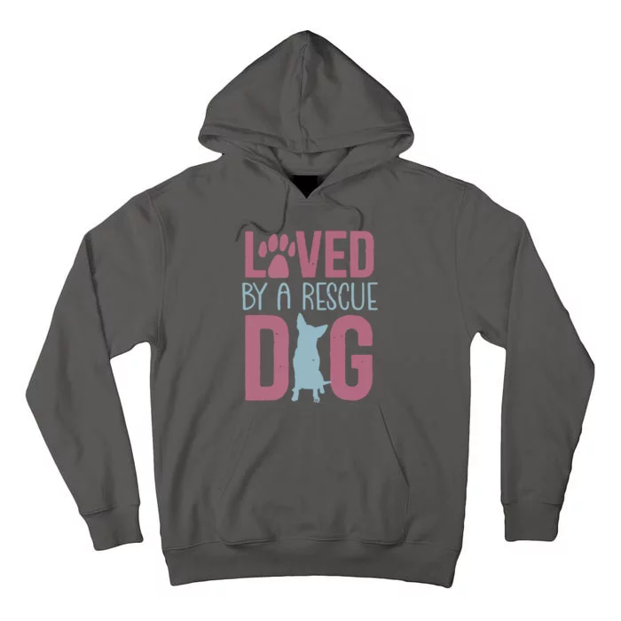 Rescue Dog Animal Adoption Rescue Dog Foster Lover Tall Hoodie