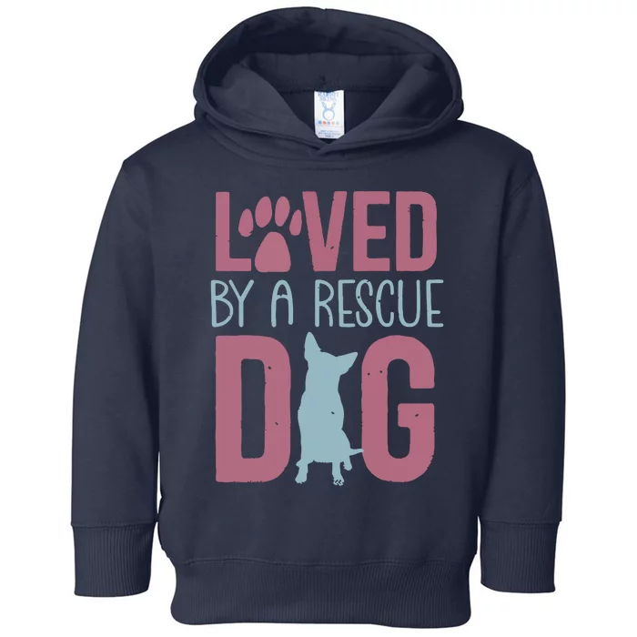 Rescue Dog Animal Adoption Rescue Dog Foster Lover Toddler Hoodie