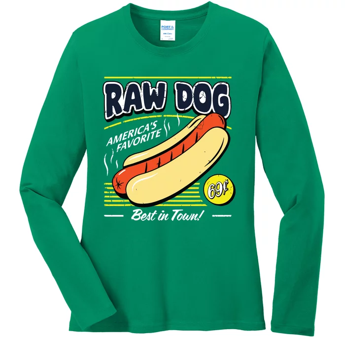 Raw Dog Americas Favourite Ladies Long Sleeve Shirt