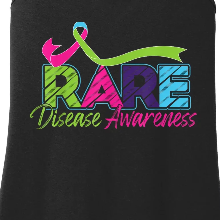 Rare Disease Awareness Rare Disease Day Warriors 2024 Ladies Essential Tank