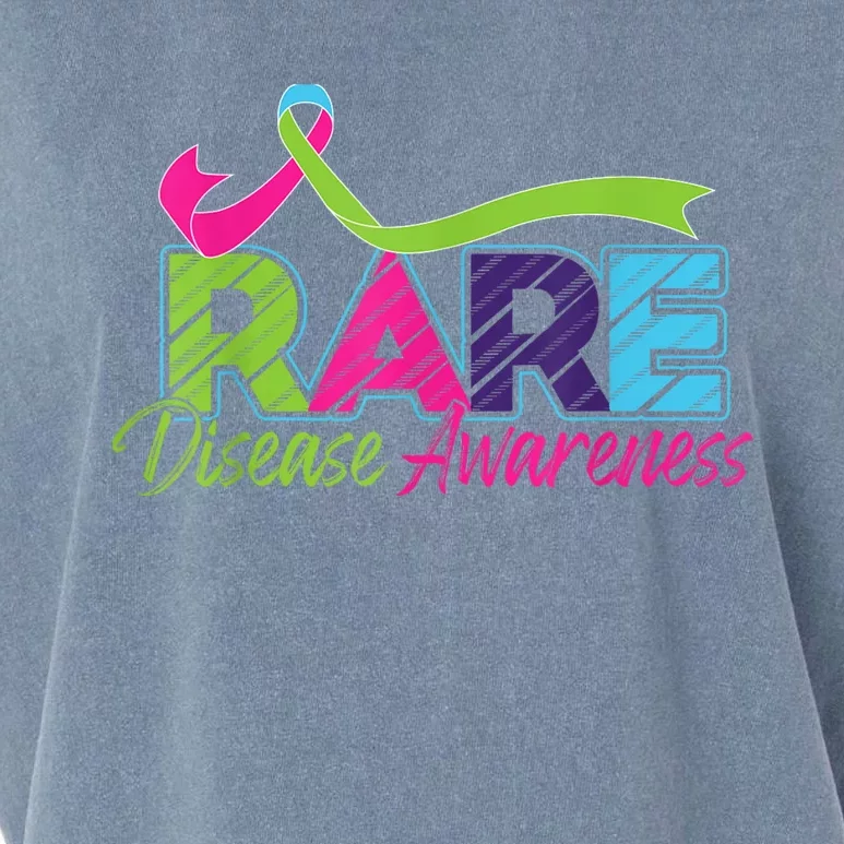 Rare Disease Awareness Rare Disease Day Warriors 2024 Garment-Dyed Women's Muscle Tee